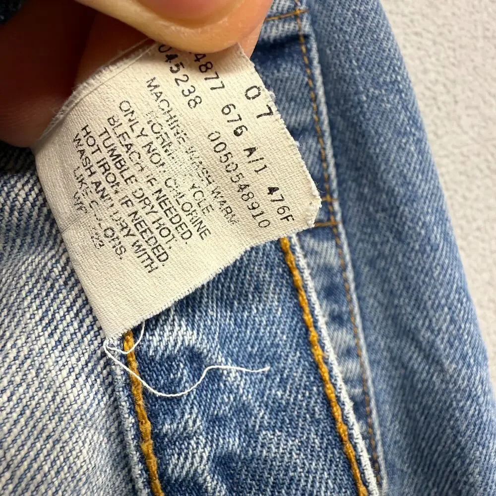 Vintage Levis Jeans Men's 32x30 Fits 30x30 Blue 505 Canada 90s Straight Faded